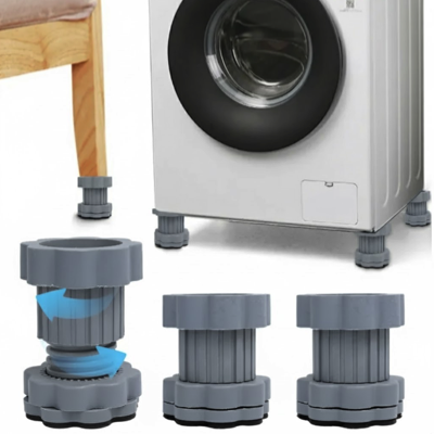 HOUSEWARE Adjustable Height ANTI-VIBRATION Raised Up Stand 4PC/PACK
